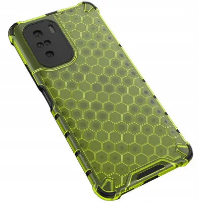 HONEYCOMB ETUI CASE OBUDOWA DO XIAOMI REDMI K40 PRO+/K40 PRO/K40 ZIELONY