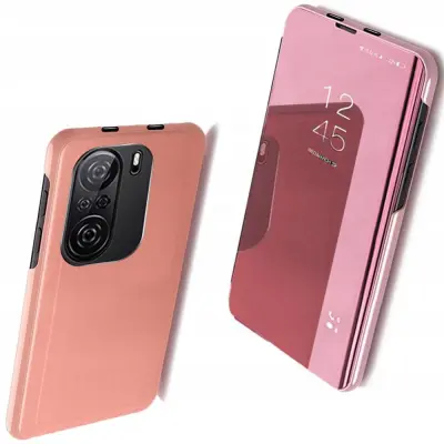 OVITEK CLEAR VIEW CASE OVITEK ZA XIAOMI REDMI K40/PRO+/PRO ROZA