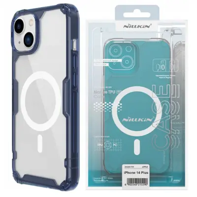 NILLKIN ETUI CASE OBUDOWA FUTERAŁ Z MAGSAFE DO IPHONE 15 PLUS NIEBIESKIE