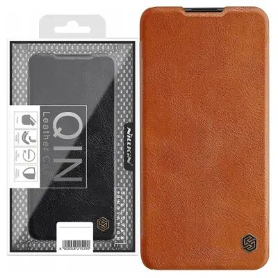NILLKIN SKÓRZANE ETUI CASE OBUDOWA FUTERAŁ DO SAMSUNG GALAXY A13 5G BRĄZOWY