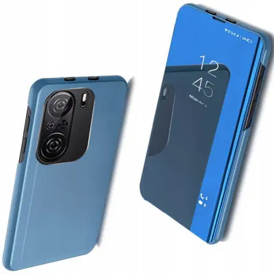 CLEAR VIEW CASE ETUI OBUDOWA FUTERAŁ DO XIAOMI REDMI K40/PRO+/PRO NIEBIESKI