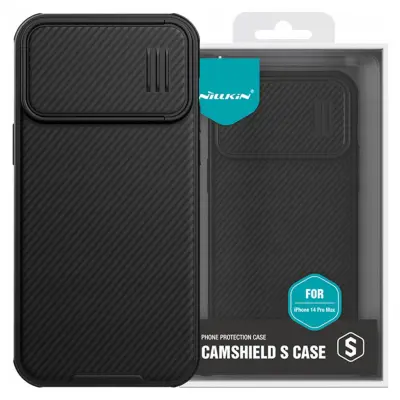 NILLKIN CASE COVER OHIŠJE OVITEK ZA IPHONE 14 PRO MAX ČRN