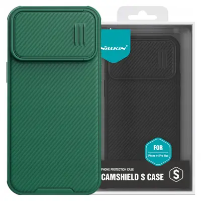 NILLKIN ETUI CASE OBUDOWA OSŁONA NA APARAT DO IPHONE 14 PRO MAX ZIELONE