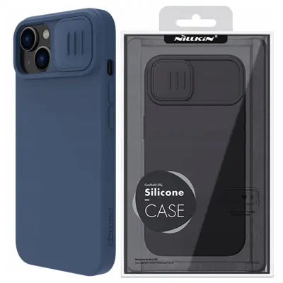 NILLKIN ETUI CASE OBUDOWA FUTERAŁ OSŁONA NA APARAT DO IPHONE 14 NIEBIESKI