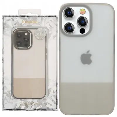KINGXBAR OVITEK OHIŠJE ZA IPHONE 13 SIVO SILIKON