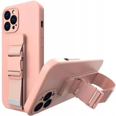 ROPE CASE ETUI CASE OBUDOWA FUTERAŁ ZE SMYCZĄ DO SAMSUNG GALAXY A23 RÓŻOWY