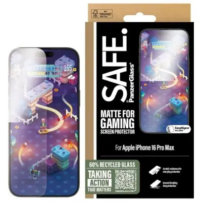SAFE BY PANZERGLASS ZAŠČITNO STEKLO IZ KALJENEGA STEKLA ZA IPHONE 16 PRO MAX