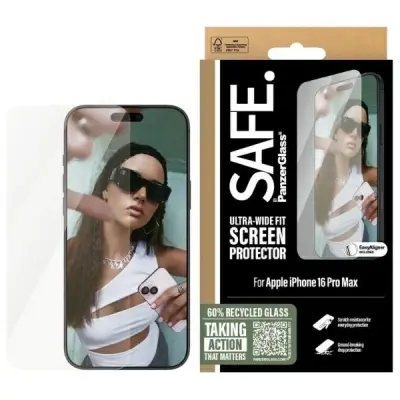 SAFE BY PANZERGLASS KALJENO STEKLO ULTRA-WIDE FIT ZA IPHONE 16 PRO