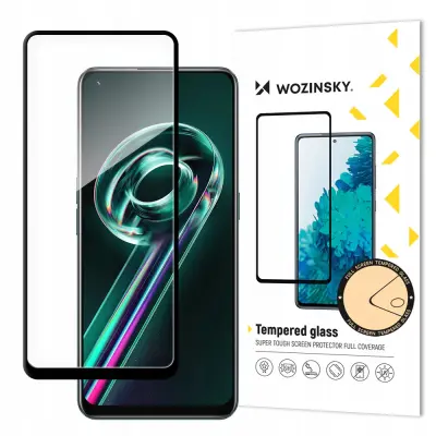 EKRAN IZ KALJENEGA STEKLA WOZINSKY ZA REALME 9 PRO + ČRNI OVITEK