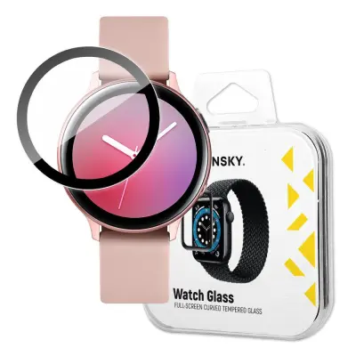 WOZINSKY HYBRID KALJENO STEKLO ZA SAMSUNG WATCH ACTIVE 2 44 MM ČRNO
