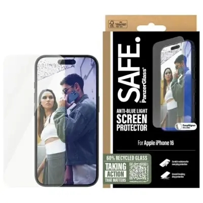 ZAŠČITA ZA EKRAN IZ KALJENEGA STEKLA PANZERGLASS ZA IPHONE 16 15 ANTI-BLUE