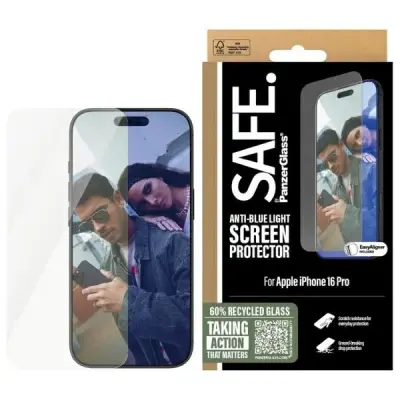 PANZERGLASS KALJENO STEKLO VARNO ZA IPHONE 16 PRO ANTI-BLUE LIGHT