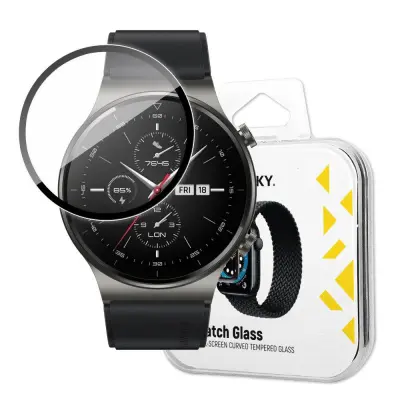 WOZINSKY HYBRID KALJENO STEKLO ZA HUAWEI WATCH GT 2 46 MM ČRNO