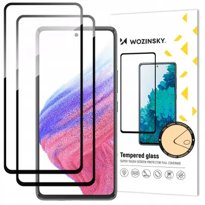 WOZINSKY SZKŁO HARTOWANE NA CAŁY EKRAN Z RAMKĄ CZARNY DO SAMSUNG GALAXY A54