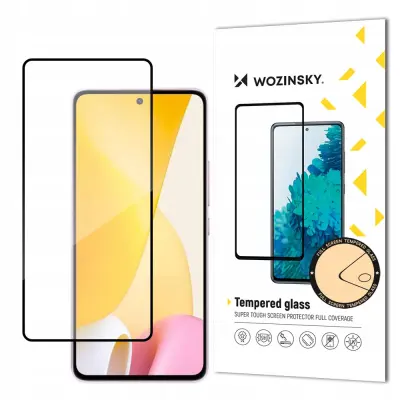 WOZINSKY KALJENO STEKLO EKRAN ZA XIAOMI 12 LITE ČRNO ZAŠČITNO