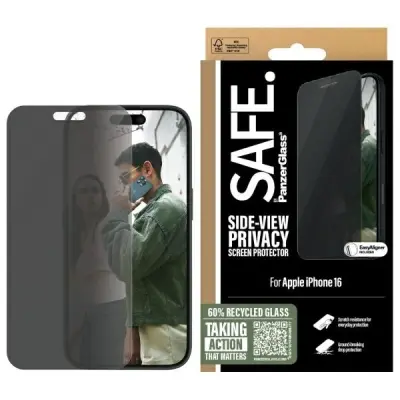 SAFE BY PANZERGLASS ZASLON ZASEBNOSTI IZ KALJENEGA STEKLA ZA IPHONE 16 ULTRA WIDE