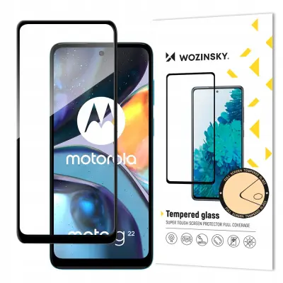 WOZINSKY KALJENO STEKLO ZA OVITEK MOTOROLA MOTO G22 ČRNO