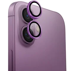 UNIQ CAMERA GLASS ALUMINIJASTA ZAŠČITA ZA LEČE ZA IPHONE 16 16 PLUS ROZA