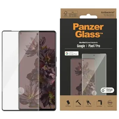 KALJENO ANTIBAKTERIJSKO STEKLO PANZERGLASS ZA GOOGLE PIXEL 7 PRO Z OKVIRJEM