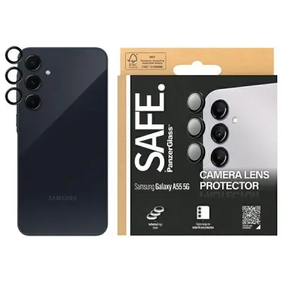 ZAŠČITNA ETUI ZA KAMERO SAFE BY PANZERGLASS ZA SAMSUNG GALAXY A55 5G Z OKVIRJEM