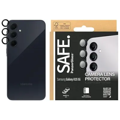 ZAŠČITNA ETUI ZA KAMERO SAFE BY PANZERGLASS ZA SAMSUNG GALAXY A35 5G Z OKVIRJEM