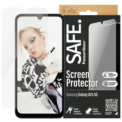 SAFE BY PANZERGLASS ULTRA-WIDE FIT KALJENO STEKLO ZA SAMSUNG GALAXY A25 5G