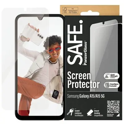 OVITEK IZ KALJENEGA STEKLA SAFE BY PANZERGLASS ZA SAMSUNG GALAXY A15 / A15 5G
