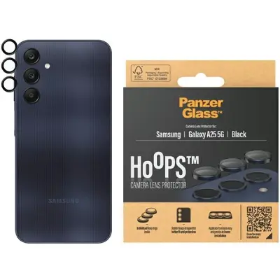 ZAŠČITA ZA KAMERO PANZERGLASS HOOPS ZA SAMSUNG GALAXY A25 5G Z OKVIRJEM