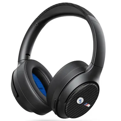 BMW ENCMETAL LOGOS BLUETOOTH ANC SLUŠALKE ZA TELEFON, ČRNE