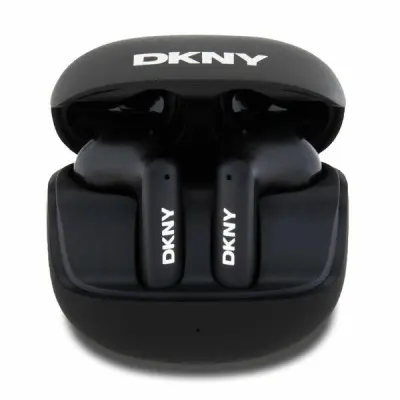 DKNY TWS BT SLUŠALKE SATIN FINISH BLACK ZA BREZŽIČNE TELEFONE
