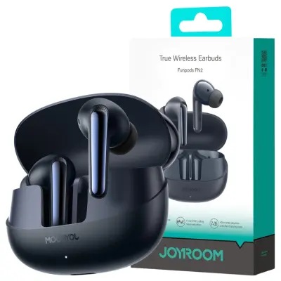 JOYROOM FUNPODS JR-FN2 TWS IN-EAR SLUŠALKE BLUETOOTH 5.4 ANC IP54 ČRNE