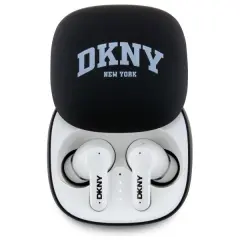 BLUETOOTH SLUŠALKE DKNY TWS BT 3D GUME MAT FINISH ZA TELEFONE ČRNE