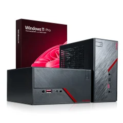 Greed® Nano Pro AMD PC - minipc / pisarna računalnik - AMD Ryzen 7 5700G - 4,6 GHz - 32GB DDR4 RAM - 512GB SSD - USB 3.2 - WLAN + Windows 11 Pro
