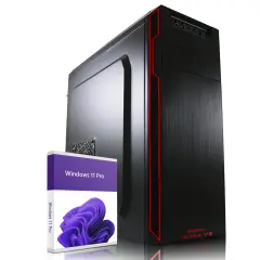 Greed® Ultra V2 PC - namizni / pisarniški računalnik - AMD Ryzen 7 5700G - 4,6 GHZ - 32GB RAM - 1TB SSD + 1TB HDD - DVD+RW - WLAN - Win11 Pro