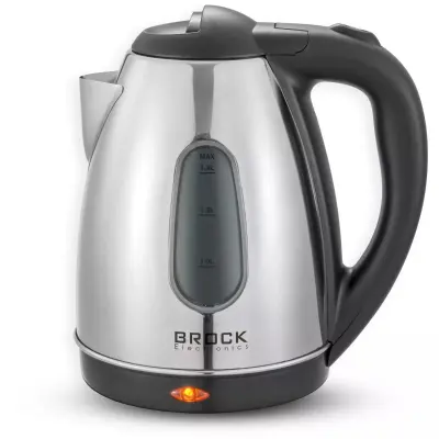 BROCK električni grelec vode - WK 0601 SS, 1.8L, nerjaveče jeklo