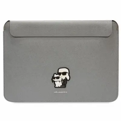 KARL LAGERFELD SAFFIANO OVITEK ZA PRENOSNIK 16 ZA MACBOOK SREBRNA