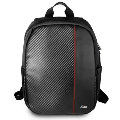 NAHRBTNIK BMW ZA PRENOSNI RAČUNALNIK 16 PALCEV CARBON RED STRIPE BLACK BAG