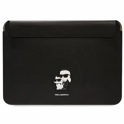 OVITEK KARL LAGERFELD SAFFIANO KARL&CHOUPETTE ZA 16" PRENOSNIK ČRN