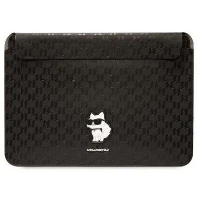 OVITEK KARL LAGERFELD SAFFIANO MONOGRAM CHOUPETTE ZA PRENOSNIK 16 ČRN