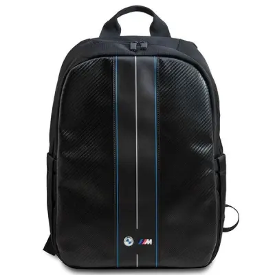 NAHRBTNIK BMW ZA PRENOSNIK 16 INCH CARBON & BLUE STRIPE ČRN ZA PRENOSNIK