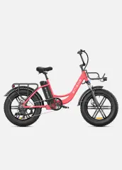 Električno kolo ENGWE L20(rožnato-roza barva), 250W motor, 48V 13Ah baterija, največja hitrost 25km/h, razpon moči 140km, maksimalna nosilnost 120kg.