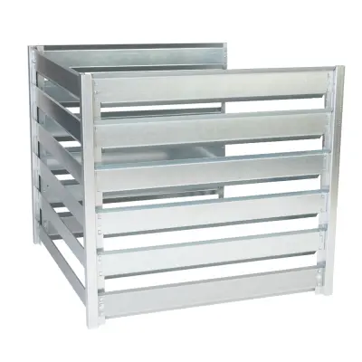 Kovinski vrtni razširitveni modul za kompostnik - kompostnik 91 x 91 x H85 cm / 704L - Timbela M800A