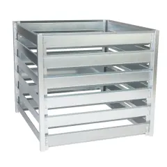 Kovinski vrtni kompostnik - kompostnik 91 x 91 x H85 cm / 704L - Timbela M800