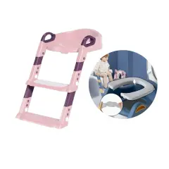 KIDISTEPADPINK ergonomski sedež za stranišče
