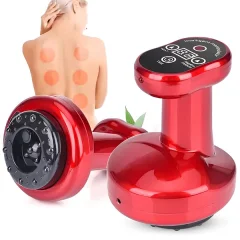 Brezzični shiatsu masažni aparat za vakuumsko terapijo - anticelulitni maser za telo s toplotnim učinkom - CUPPY