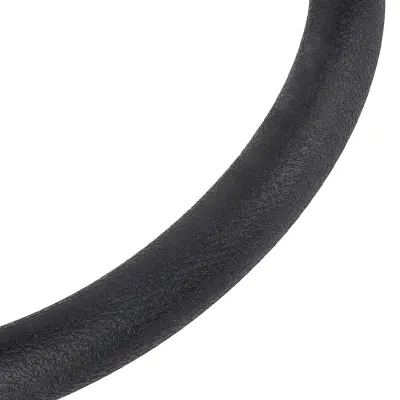 Silikonski volanski ovitek - zračen in udoben Black  Tanek