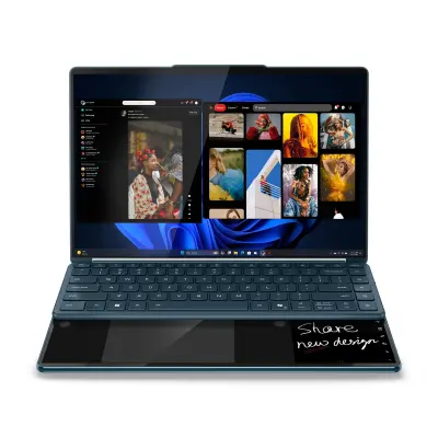 LENOVO Yoga Book 9 Intel Core Ultra 7 255H 2x13.3'' 2.8K OLED 120Hz MT 32GB 1TB UMA W11H Tidal Teal prenosni računalnik
