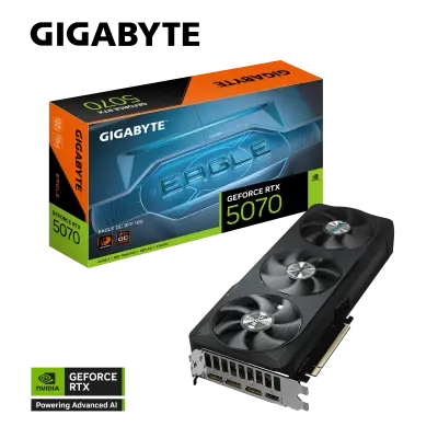 Grafična kartica GIGABYTE GeForce RTX 5070 EAGLE OC SFF 12G, 12GB GDDR7, PCI-E 5.0