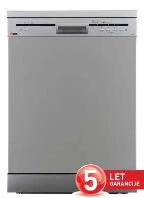VOX pomivalni stroj LCS 12PB0E [E, 12 pogr., 6 programov, siv]