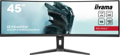 Monitor 45" IIYAMA G-MASTER Red Eagle, GCB4580DQSN, Dual Quad HD, VA, 165 Hz